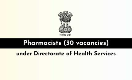 Directorate of Health Services announces Pharmacists Openings 