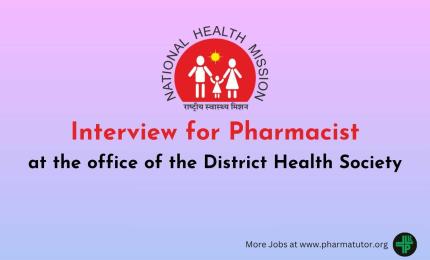 Interview for Pharmacist at the office the of the District Health Society