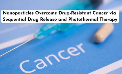 Nanoparticles Overcome Drug-Resistant Cancer via Sequential Drug Release and Photothermal Therapy