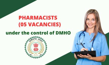 Recruitment for Pharmacists under Office of the CMHO