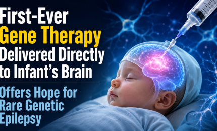 First-Ever Gene Therapy Delivered Directly to Infant’s Brain Offers Hope for Rare Genetic Epilepsy