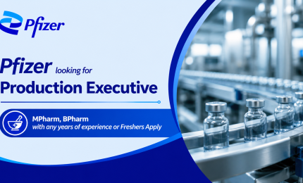 Pfizer looking for Production Executive