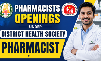 Pharmacists Openings under District Health Society