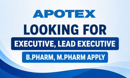 APOTEX looking for Executive, Lead Executive