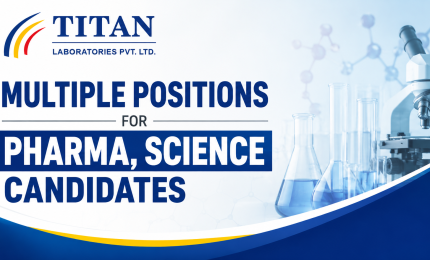Multiple Positions for Pharma, Science candidates at Titan Laboratories