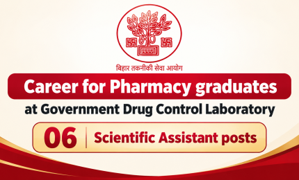 Career for Pharmacy graduates at Government Drug Control Laboratory