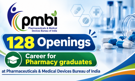 Career for Pharmacy graduates at Pharmaceuticals & Medical Devices Bureau of India