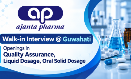 Openings in Quality Assurance, Liquid Dosage, Oral Solid Dosage at Ajanta Pharma