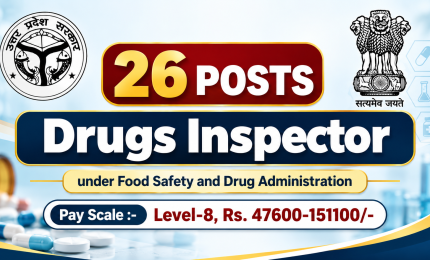 Recruitment for Drugs Inspector under Food Safety and Drug Administration