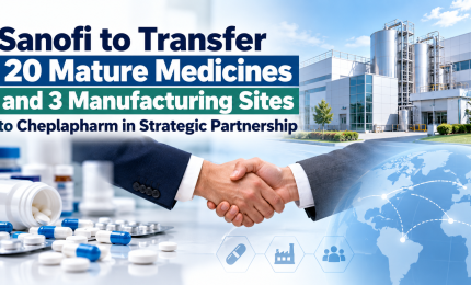 Sanofi to Transfer 20 Mature Medicines and 3 Manufacturing Sites to Cheplapharm in Strategic Partnership