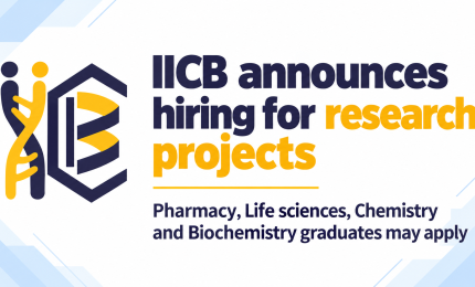 Indian Institute of Chemical Biology announces hiring for research projects - Pharmacy, Life sciences, Chemistry and Biochemistry graduates may apply