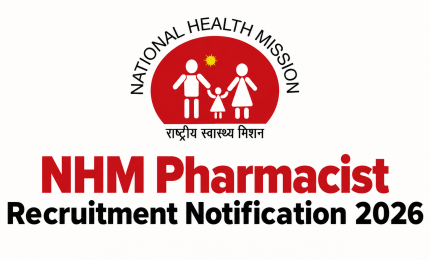 Applicantions are invited to fill up Pharmacist post under NHM, Mahabubabad District