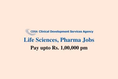 Career for Life Sciences, Pharma candidates at CDSA