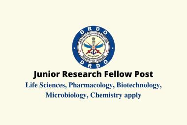 DRDO invites applications for Junior Research Fellow