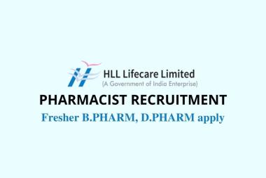 HLL Lifecare Limited Interview for Pharmacist