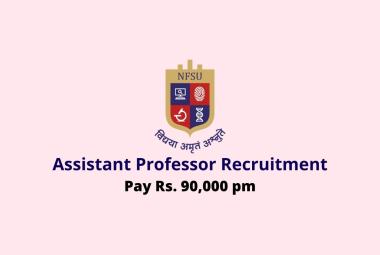 Job for Assistant Professor at National Forensic Sciences University