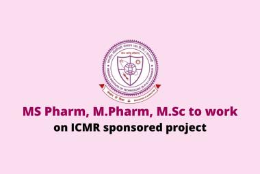 Job for MS Pharm, M.Pharm, M.Sc to work at Indian Institute of Technology (BHU)
