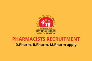 Job for Pharmacists under District Medical & Health Officer