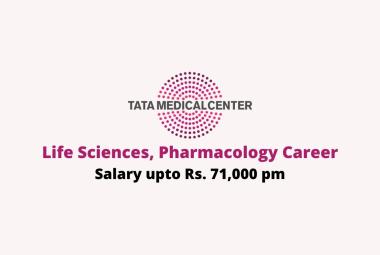 Life Sciences, Pharmacology Career at Tata Medical Center