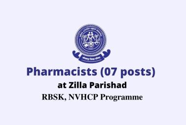 Openings for Pharmacists at Zilla Parishad