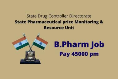 Pharmacy Graduate Job under State Drugs Control Directorate