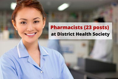 Recruitment for Pharmacists at District Health Society