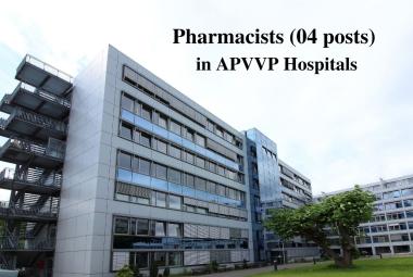 Job for Pharmacist in APVVP Hospitals