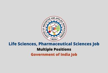 Vacancy for Life Sciences, Pharmaceutical Sciences as Multiple Positions at CIAB 