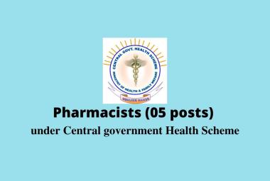 Work as Pharmacists under Central government Health Scheme