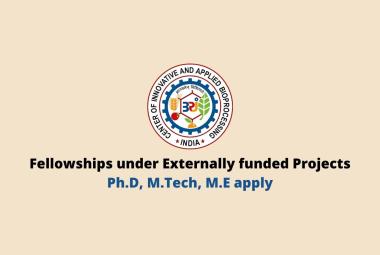 Fellowships under Externally funded Projects at CIAB