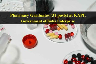 Job for Pharmacy Graduates at KAPL