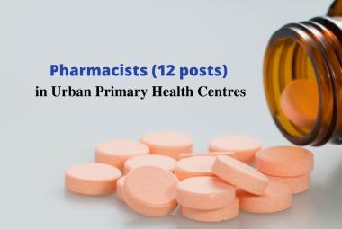 Openings for Pharmacists in Urban Primary Health Centres