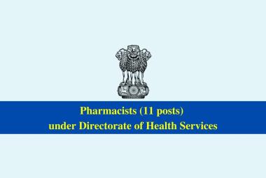 Openings for Pharmacists under Directorate of Health Services