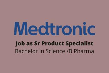 Job as Sr Product Specialist at Medtronics