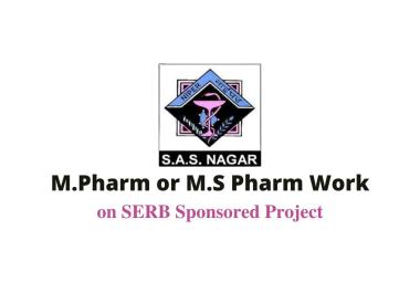 Job for M.Pharm or M.S Pharm as Senior Research Fellow at NIPER