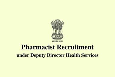 Job for Pharmacist under Deputy Director Health Services