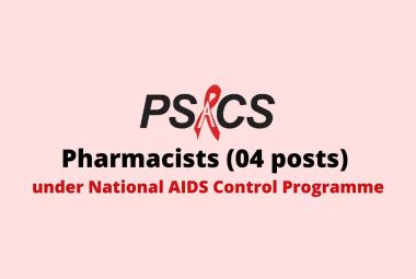 Job for Pharmacists under National AIDS Control Programme