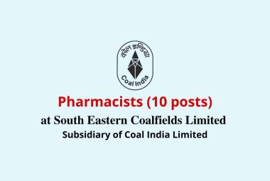 Recruitment for Pharmacists at SECL