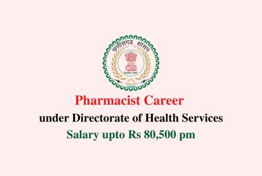 Vacancy for Pharmacist under Directorate of Health Services