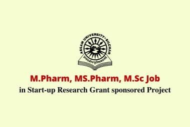Applications are invited for a post of Project Assistant at Assam University