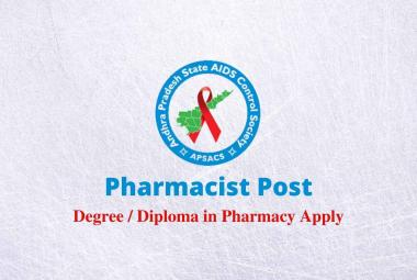 Applications are invited for Pharmacist in APSACS Programme