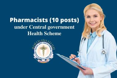 Career for Pharmacists under Central government Health Scheme