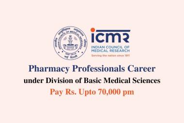 Career for Pharmacy Professionals under Division of Basic Medical Sciences
