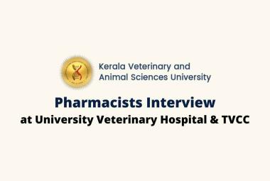 Interview for Pharmacists at University Veterinary Hospital & TVCC