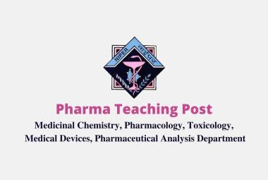 Invites online applications for Pharma Teaching Post at NIPER