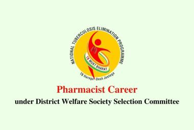 Job for Pharmacist under National Tuberculosis Eradication Program