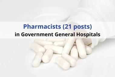 Job for Pharmacists in Government General Hospitals