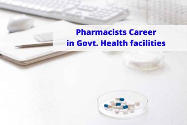 Job for Pharmacists in Govt. Health facilities