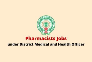 Job for Pharmacists under District Medical and Health Officer