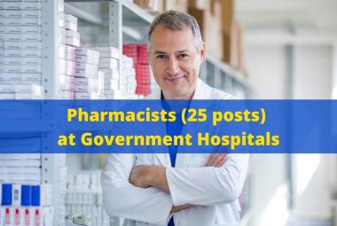 Job Openings for Pharmacists at Government Hospitals